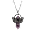 Moth Crystal Necklace