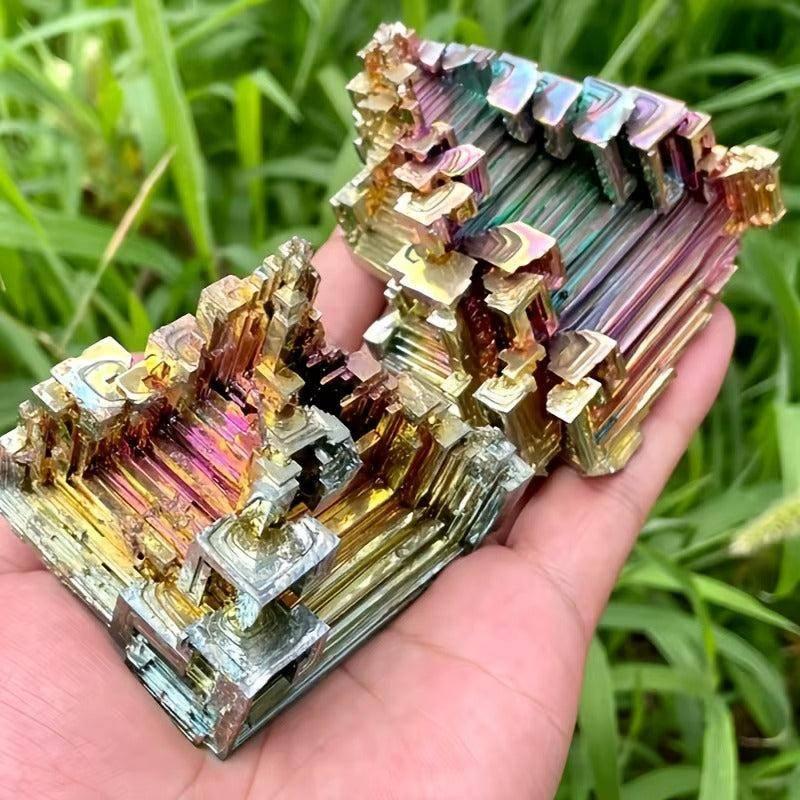 Bismuth Metal Freeform Castles Unique Shapes