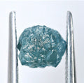 Blue Diamond Rough Facet Canadian 1 carat 6mm Raw