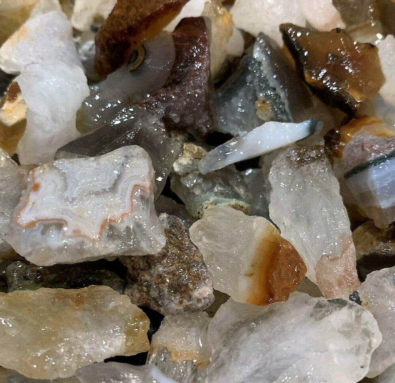 Brazilian Agate Rough Cut Brazil Natural 2000 Carats Bulk Lot