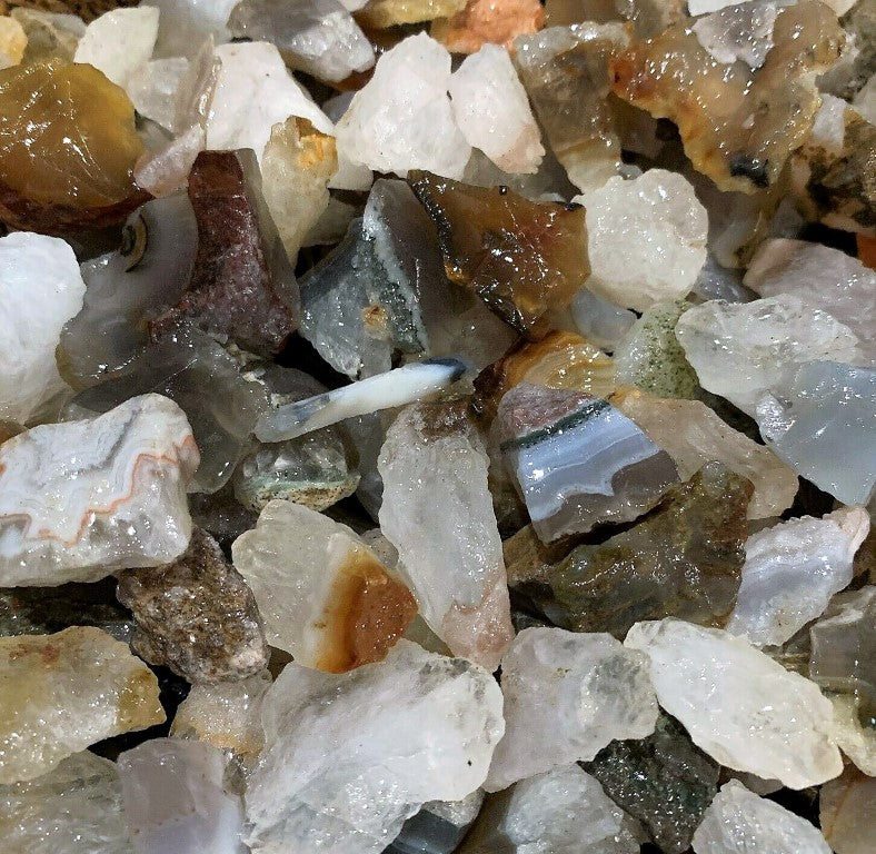 Brazilian Agate Rough Cut Brazil Natural 3000 Carats Bulk Lot