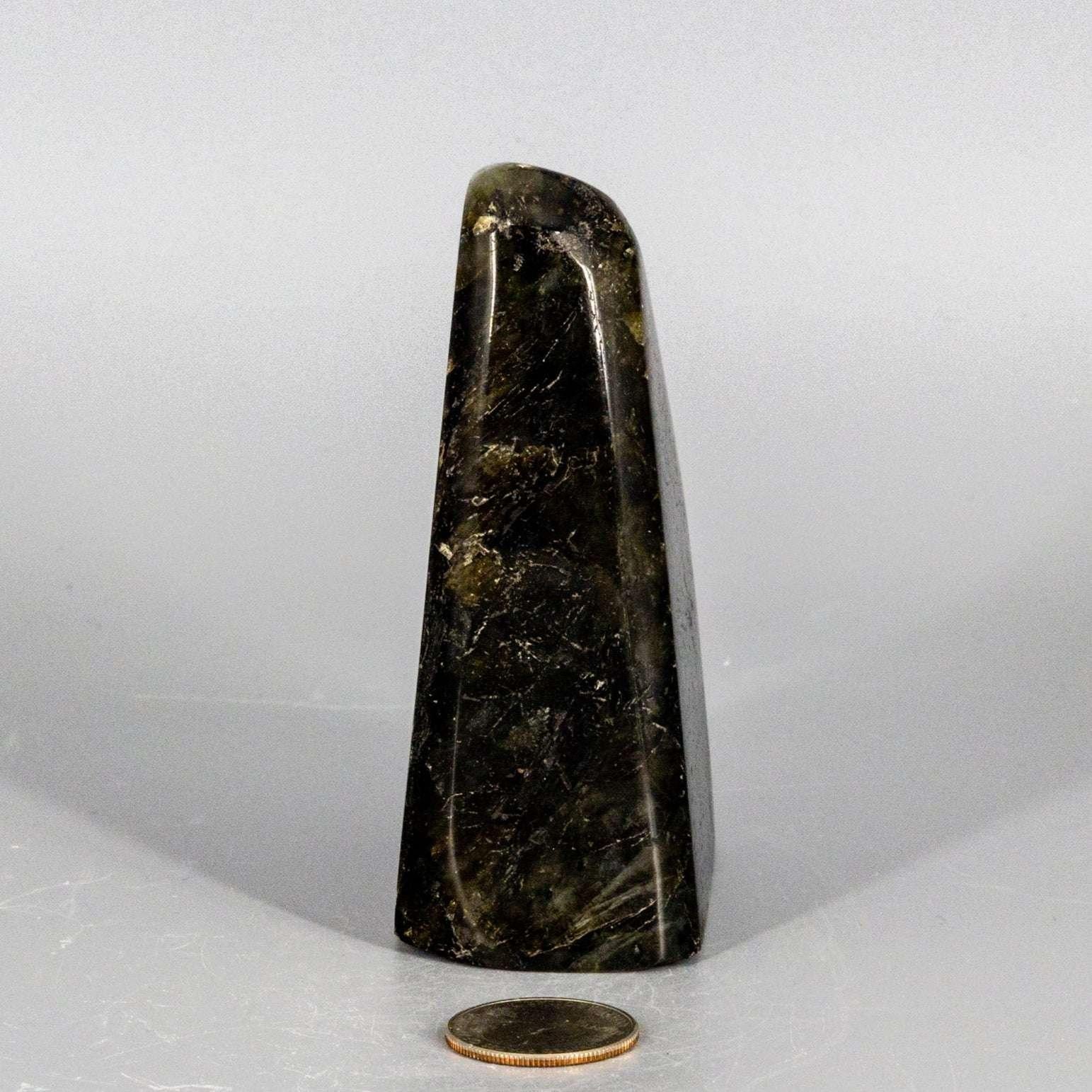 Labradorite Freeform Crystal: Flashy Shimmering Gemstone