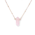 Crystal Hexagon Gold Necklaces