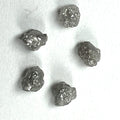 White Diamond Lot 5 Pieces Rough Facet Canadian 1 Carat 5mm Raw