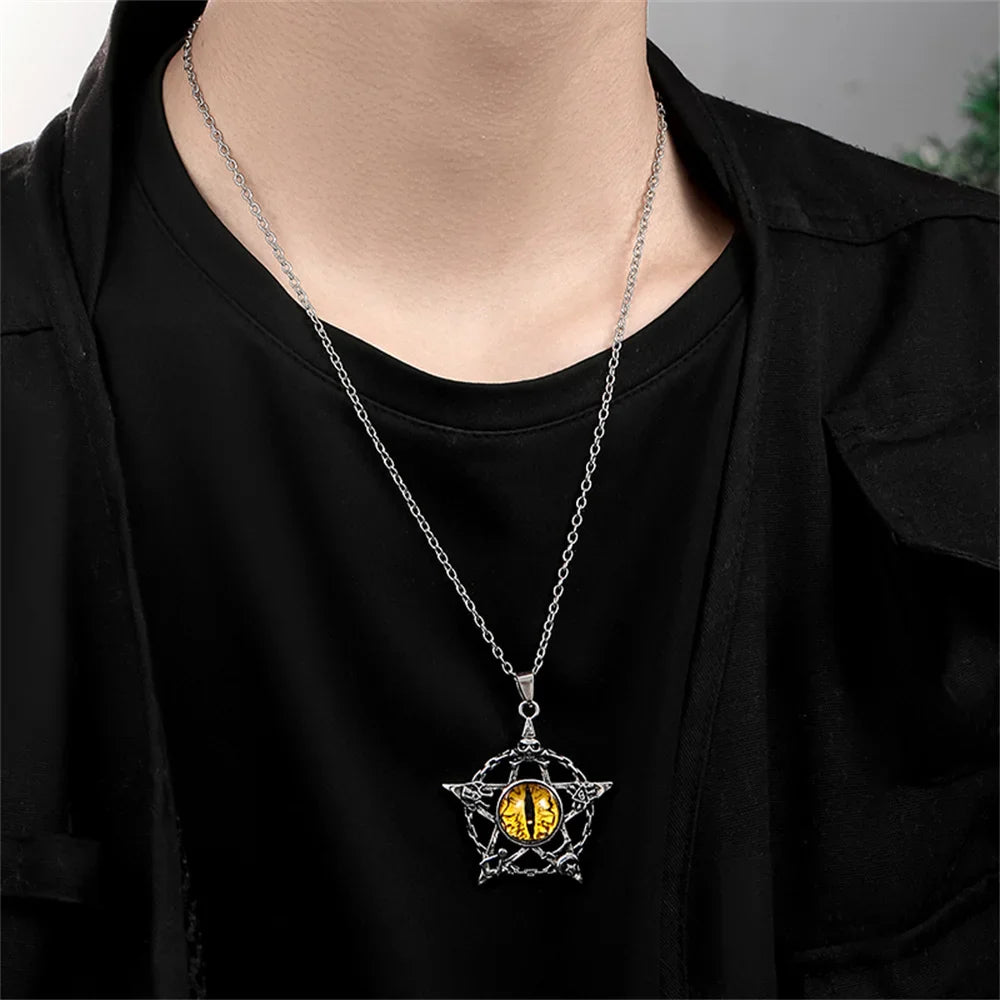 Dragon Eye Pentacle Necklaces