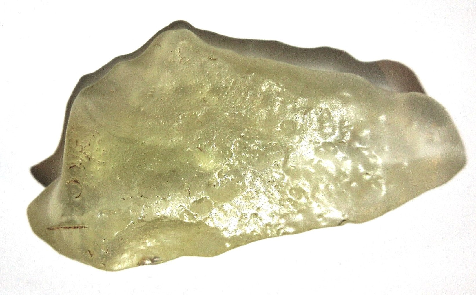 Libyan Glass Yellow Meteorite Impact Fragment Desert Rock Shard